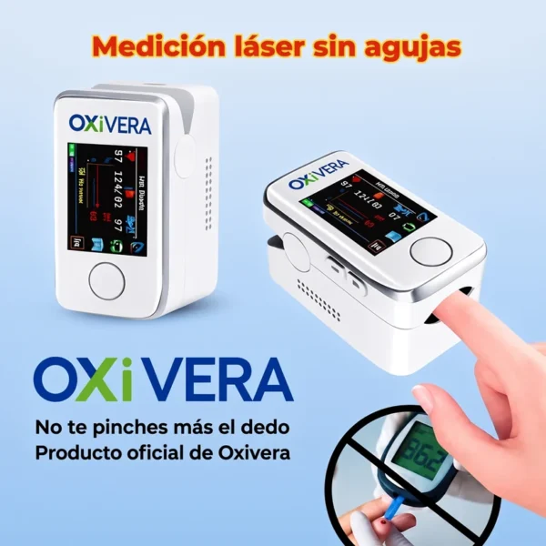 OXIVERA™ | Medidor de Glucosa Sin Pinchar el Dedo